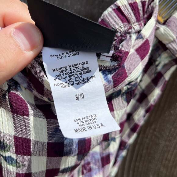 Vintage 80s SWAT Floral Midi Skirt - Picture 4 of 6